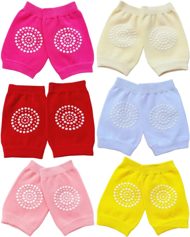 Toptim Toddler Knee Pads Unisex Baby Anti-Slip Stretch Kneepads for Crawling Non-constricting Legs 6-36M - Image 1